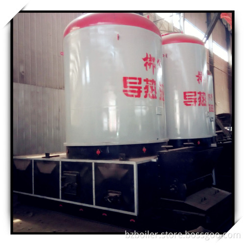 Multi coils biomass fired thermal fluid heater for particle board production line